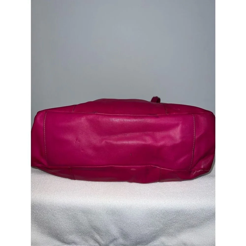 VTG COACH Daisy Magenta Leather Emma Shoulder Bag F23973 - Picture 8 of 11
